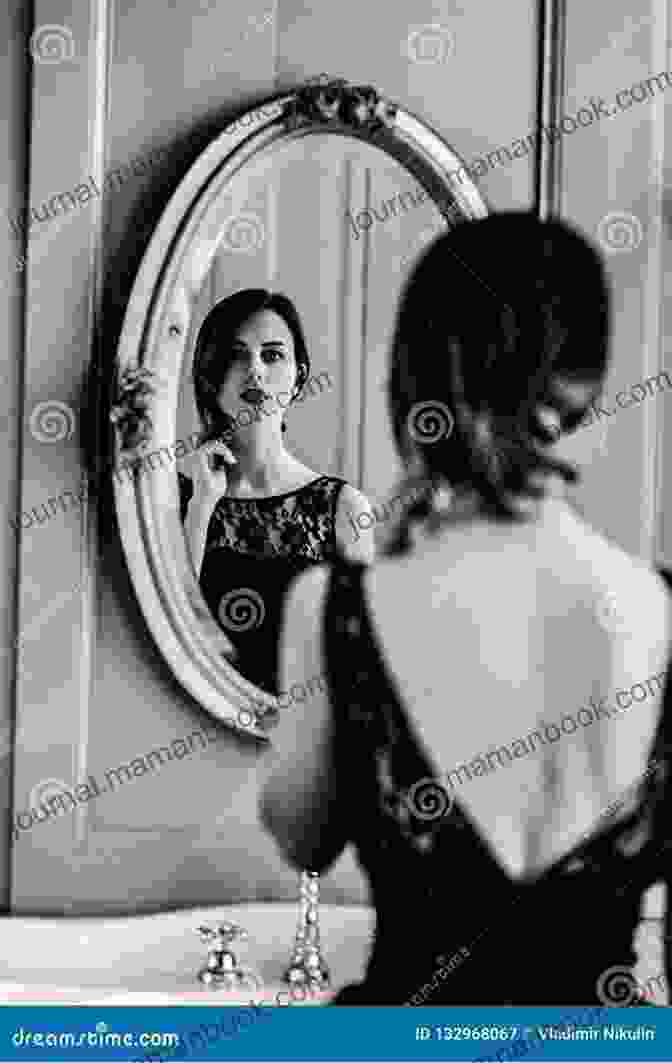 A Black And White Photograph Of A Woman Looking Into A Mirror, Her Expression Fragmented And Uncertain. Exposure: Two Plays Greg MacArthur