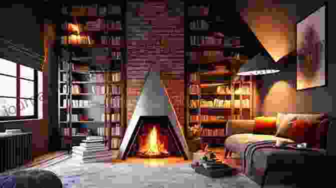 A Cozy And Inviting Room With Books And A Fireplace, Symbolizing A Sense Of Home And Belonging Rooms Are Never Finished: Poems