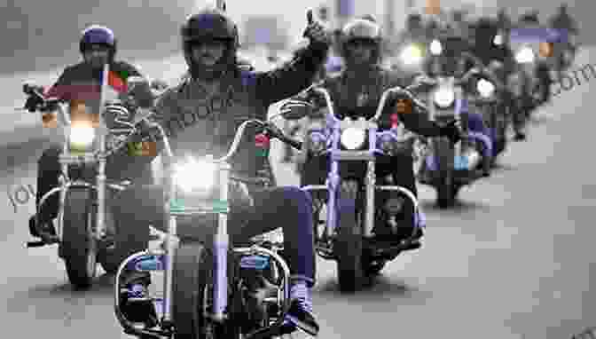 A Group Of Lost Kings MC Members Riding Their Motorcycles Together. Strength From Loyalty (Lost Kings MC 3)