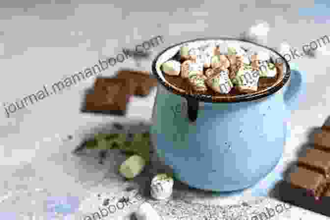 A Plate Of Steaming Hot Chocolate With Marshmallows And A Slice Of Homemade Pie Snowflakes S Bowen