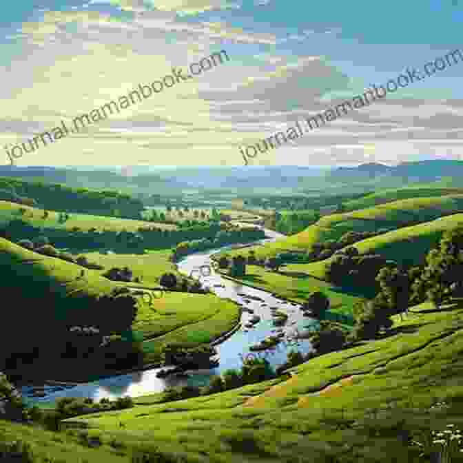 A Serene Countryside Landscape With Rolling Hills, A River, And Ancient Woodlands The Eleven Arches And Farming Holidays