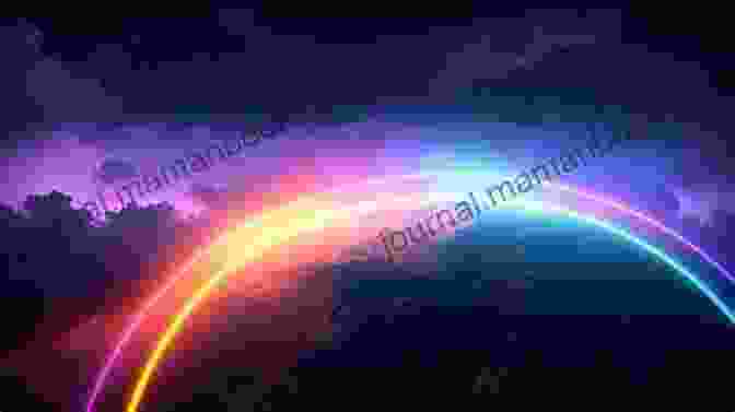 A Vibrant Rainbow Arching Across A Blue Sky BALLOONS Rainbow Mosho