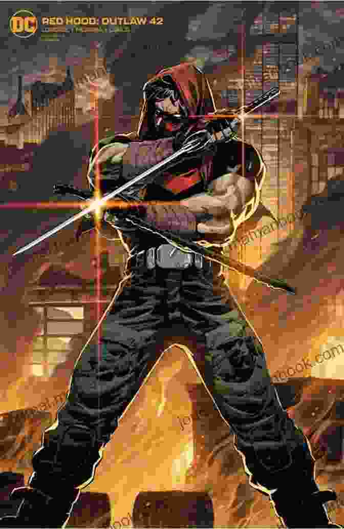 Cover Art For Red Hood: Outlaw #39 Featuring Red Hood Standing In A Shadowy Urban Setting, Guns Drawn Red Hood: Outlaw (2024 ) #39 (Red Hood And The Outlaws (2024 ))