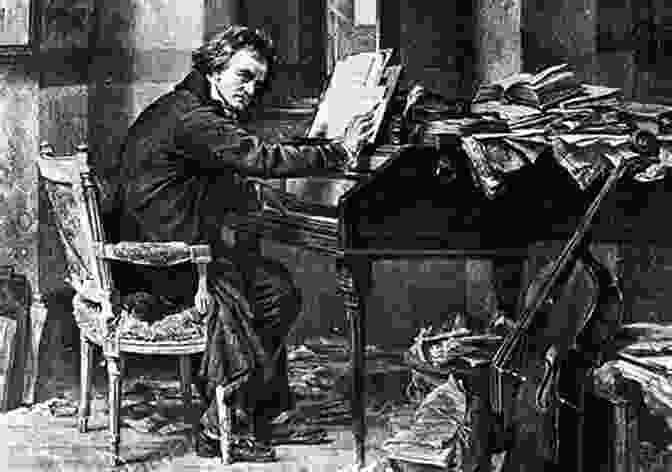 Ludwig Van Beethoven, A Deaf Composer, Playing The Piano With A Passionate Expression Stories Of Great Musicians (Illustrated)