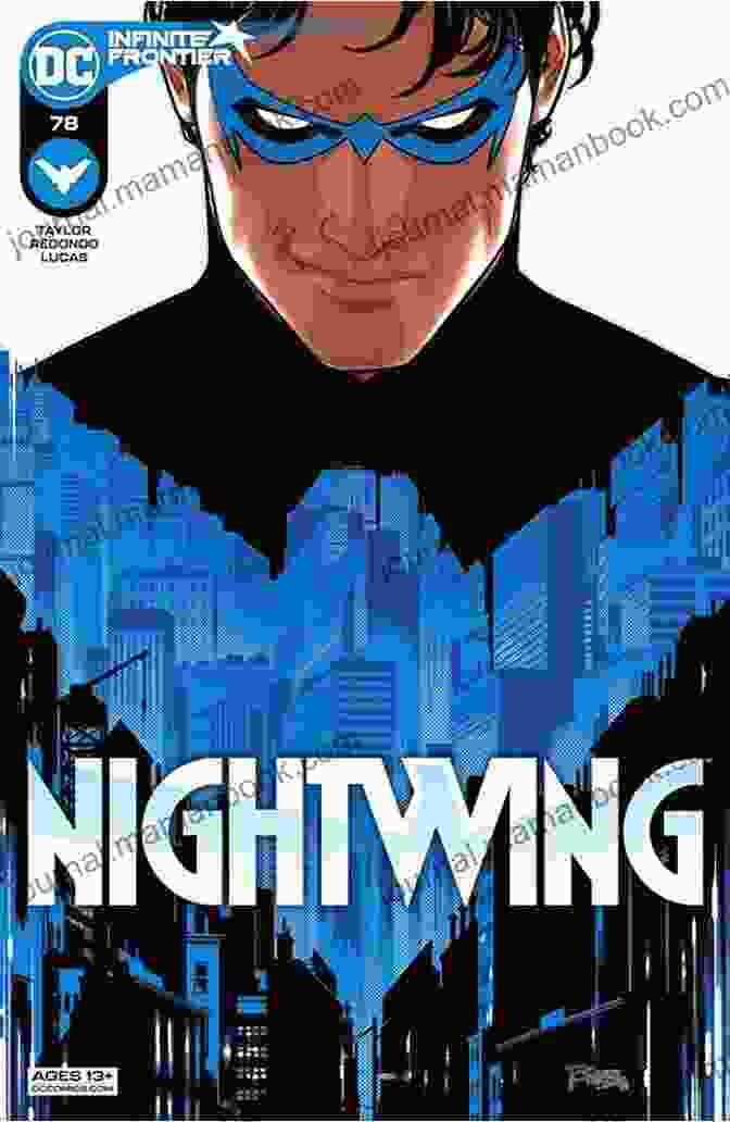 Nightwing 2024 Cover Art By Tom Taylor Featuring Dick Grayson In A Dynamic Pose Against A Vibrant Cityscape. Nightwing (2024 ) #92 Tom Taylor