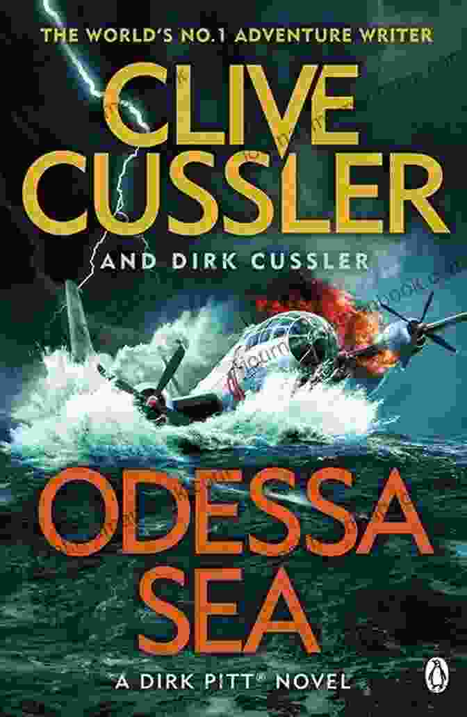 Odessa Sea Book Cover Featuring Dirk Pitt Diving Amidst A Coral Reef Odessa Sea (Dirk Pitt Adventure 24)