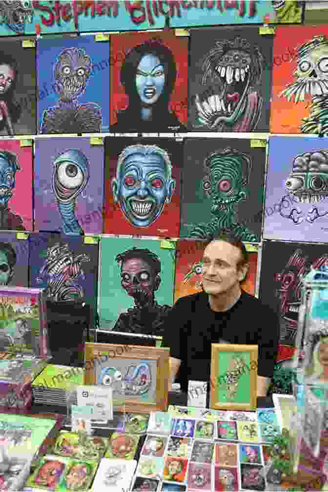 Tom Taylor Showcasing His Independent Comic Books At A Convention Seven Secrets #4 Tom Taylor