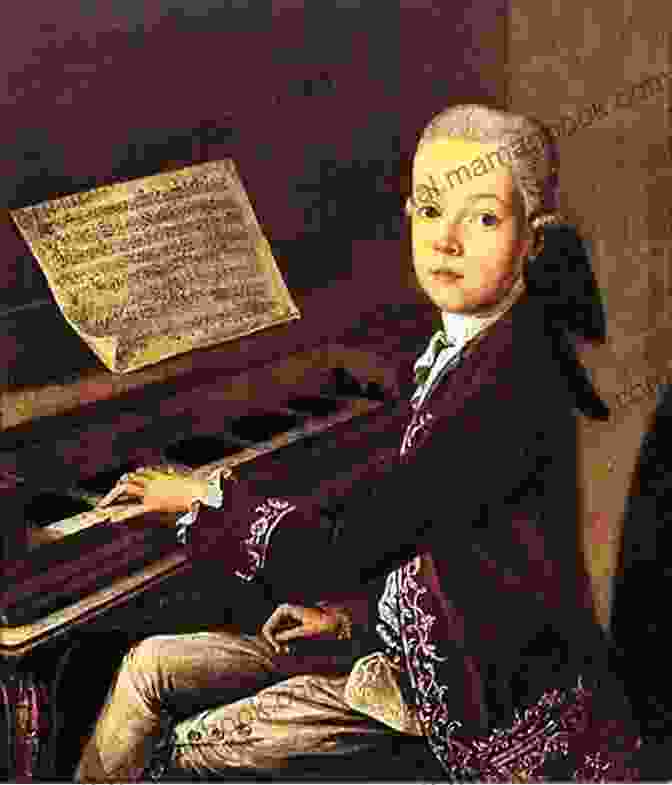 Wolfgang Amadeus Mozart, A Young Child, Playing The Piano With Great Skill And Concentration Stories Of Great Musicians (Illustrated)